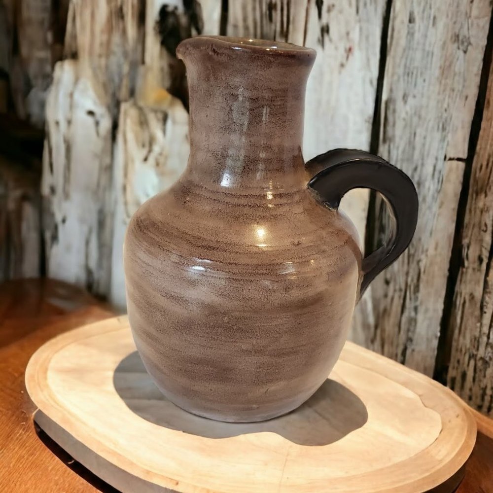 Vintage Handmade Pottery Vase Signed by Artist 1952